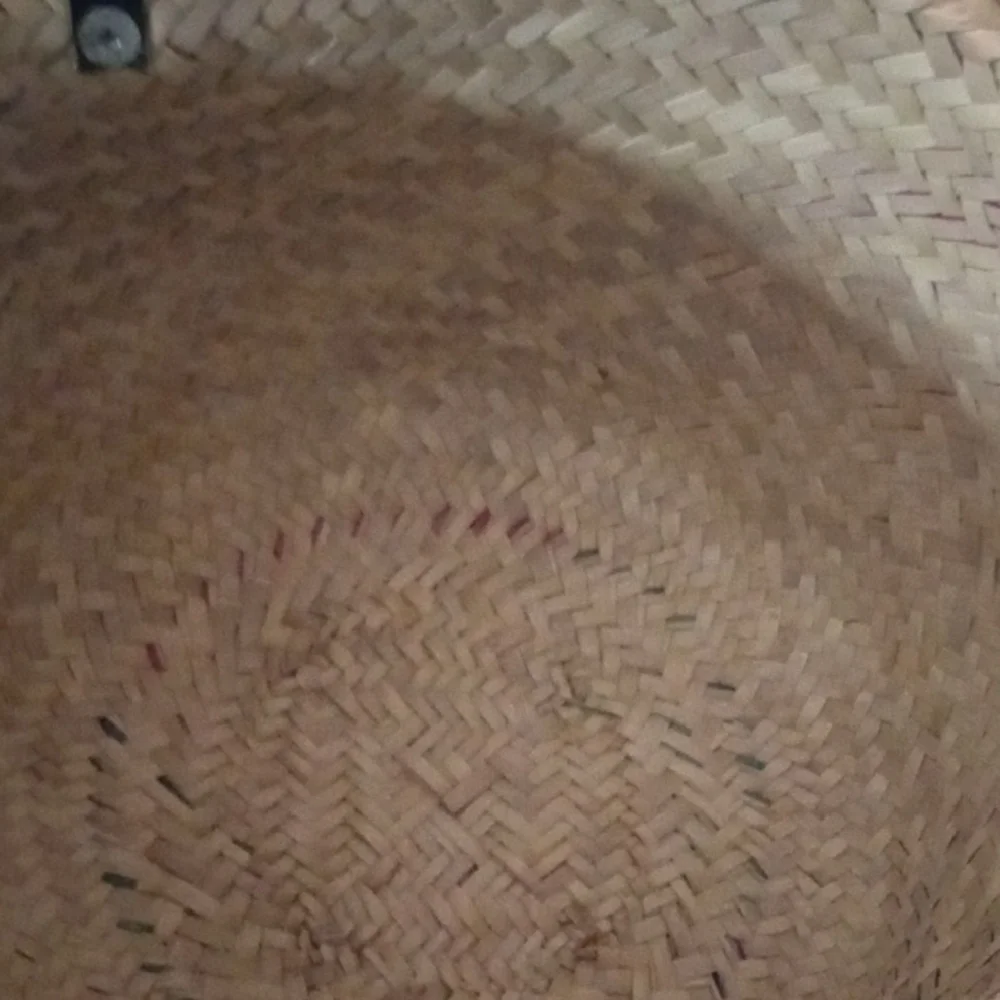 Handmade woven basket